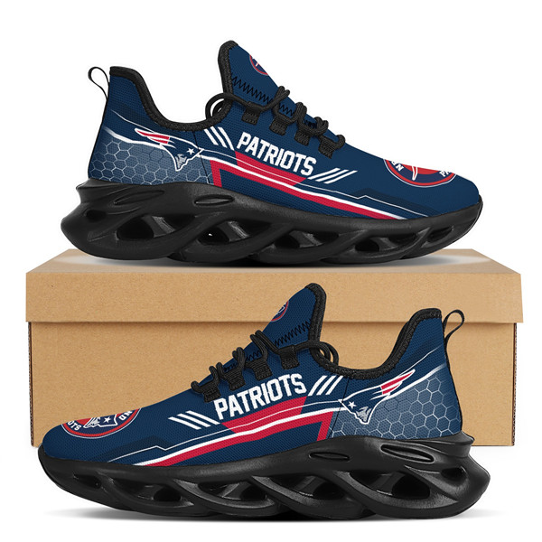Men's New England Patriots Flex Control Sneakers 006